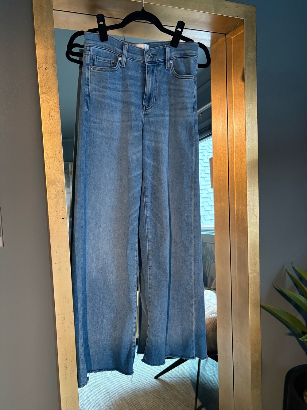 Frame Le Slim Palazzo Clue raw hem 26